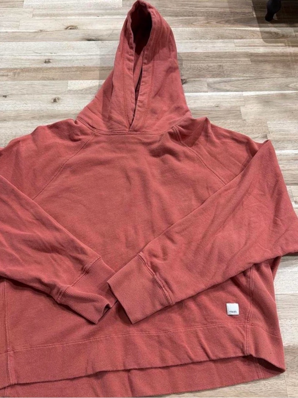 Vuori Women's Rust Red Pullover Hoodie